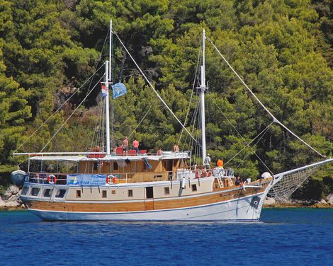 Mit Rad und Motorsegler/-yacht ab/an Trogir-1