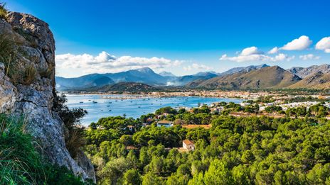 Blick auf Küste von Port de Pollenca