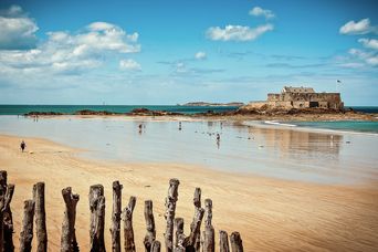 Strand von Saint-Malo - Frankreich