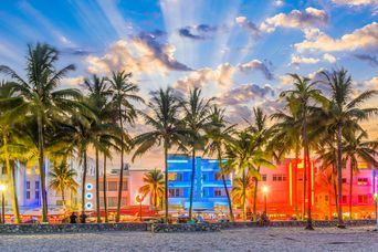 Miami Beach in Florida