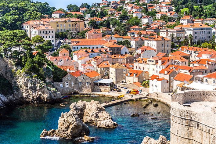 Blick über Dubrovnik 