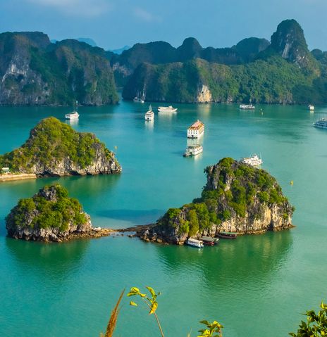 Halong Bucht in Vietnam