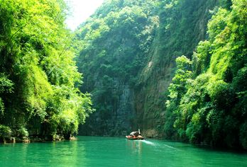 Blick auf die Schluchten des Yangtze-Flusses in China