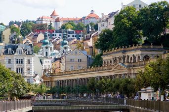 Blick auf Karlsbad