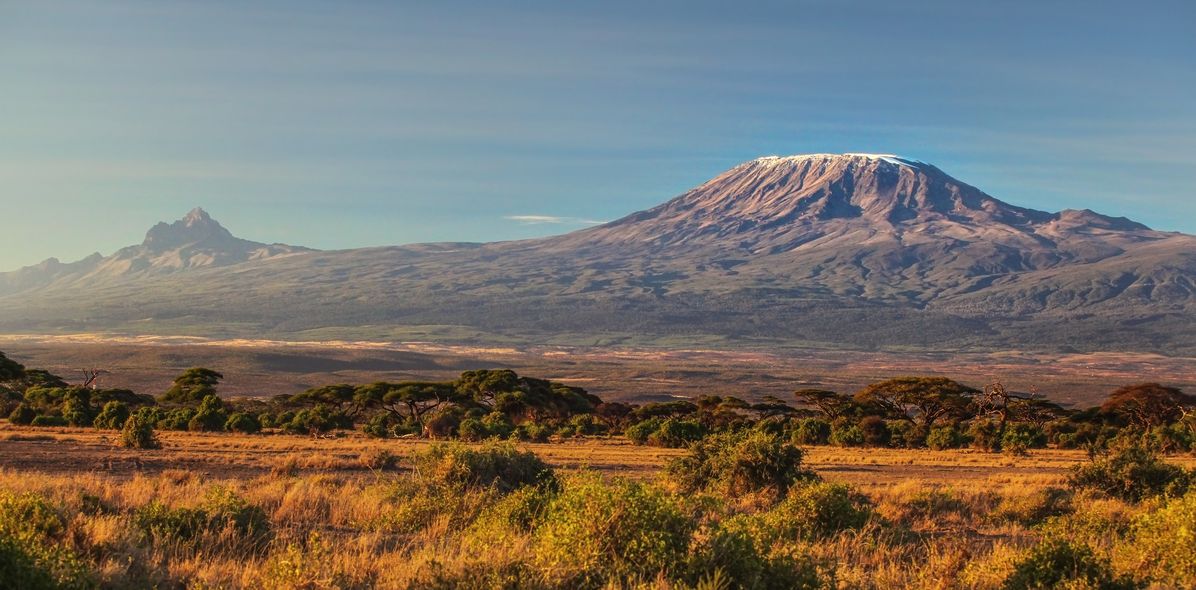 Blick auf den Kilimandscharo