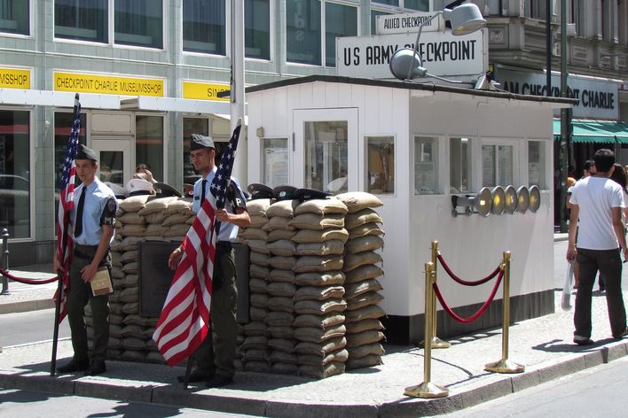 Checkpoint Charlie in Berlin, Deutschland