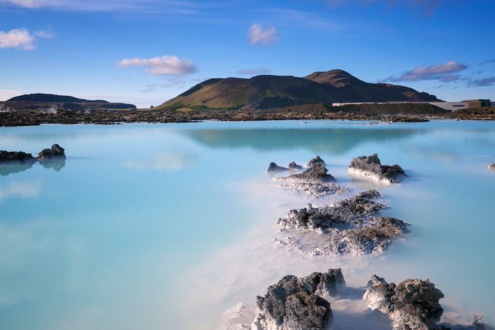 Blaue Lagune in Island