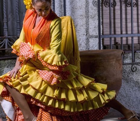 Flamenco-Tänzerin in Andalusien