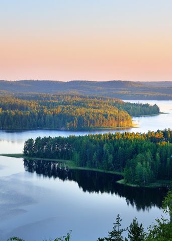 Landschaft in Finnland