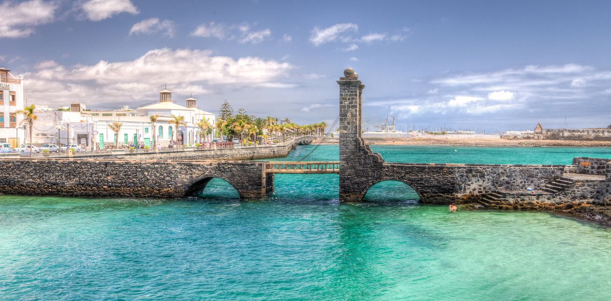 Blick auf Arrecife auf Lanzarote