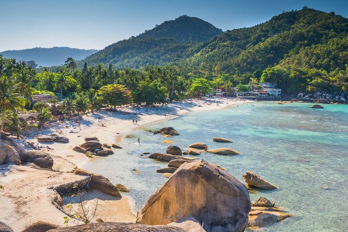 Silberstrand von Koh Samui in Thailand