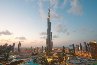 Burj Khalifa am Abend