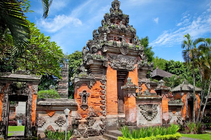 Tempel in Depensar auf Bali