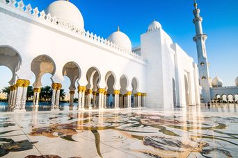 Sheikh Zayed Moschee in Abu Dhabi