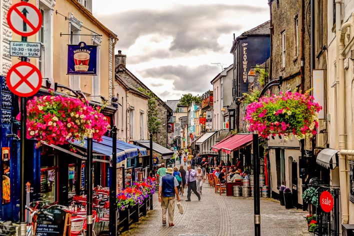 Stadt Kilkenny in Irland