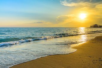 Strand von Belek in der Türkei