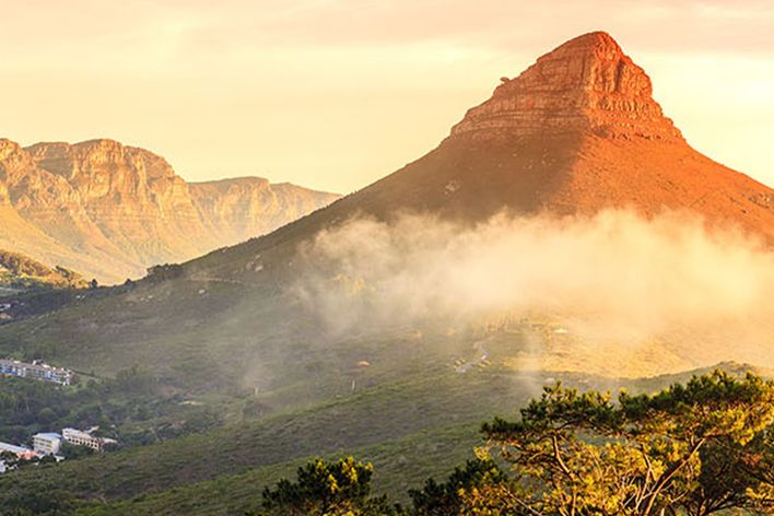 Tafelberg in Kapstadt, Südafrika