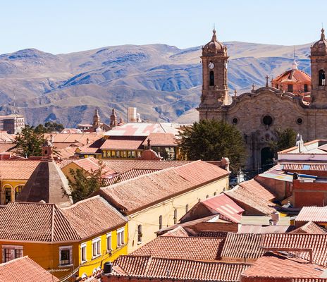 Stadt Potosi in Bolivien