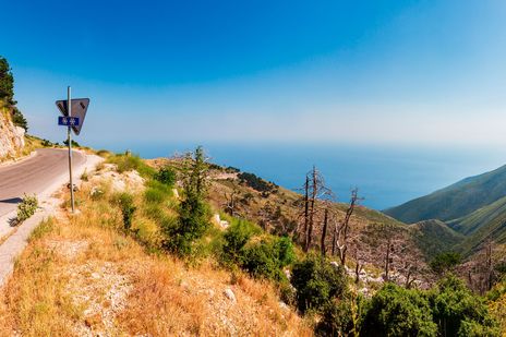 Llogara Pass in Albanien