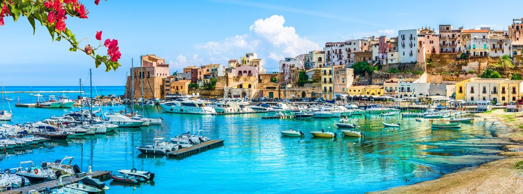 Hafen von Trapani auf Sizilien