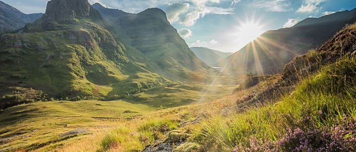 Landschaft in Schottland
