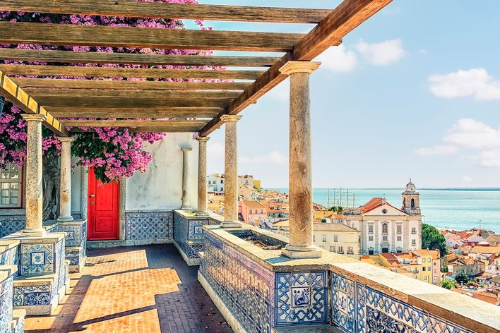 Alfama Viertel in Lissabon