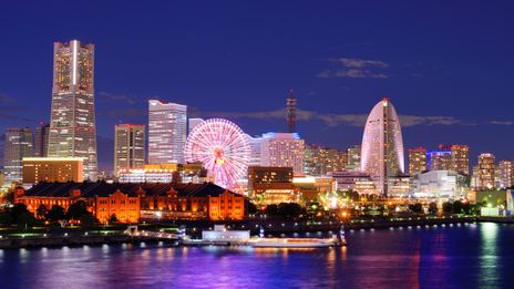 Yokohama bei Nacht