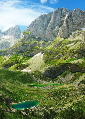 Alpenlandschaft in Albanien