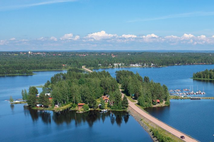Dalarna Siljan See