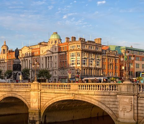 Blick auf die Stadt Dublin