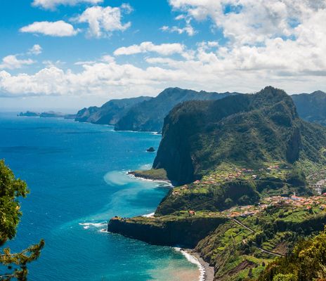 Ausblick auf Meer auf Madeira