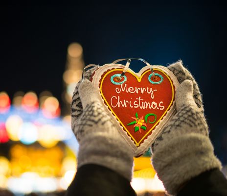 Weihnachtsmarkt Lebkuchenherz