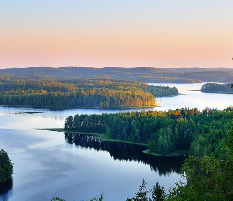 Saimaa Seengebiet in Finnland