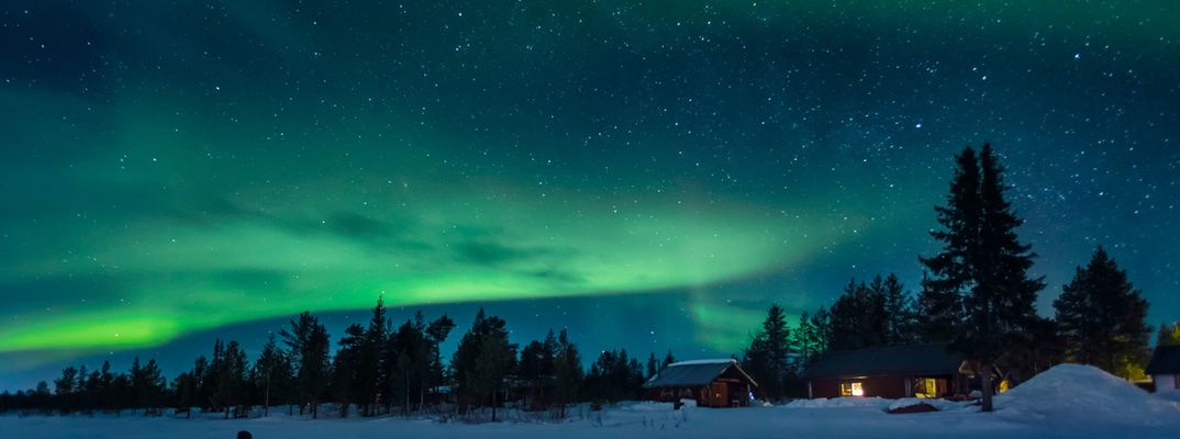 Polarlichter in Schweden