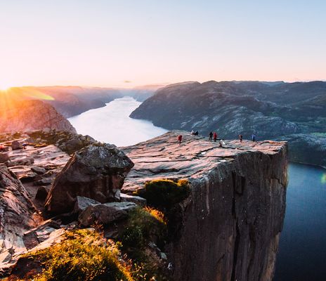 Klippen in Stavanger, Norwegen