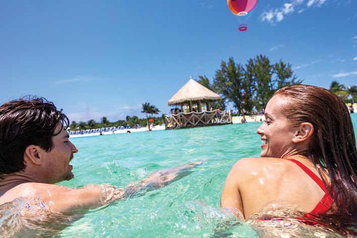 Paar auf der Insel CocoCay