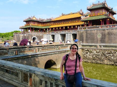 Chronistin Anita unterwegs in Vietnam