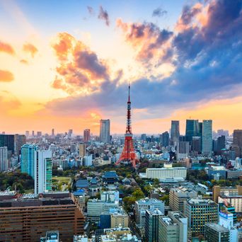 Skyline von Tokio