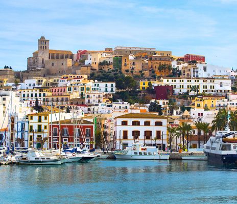 Blick auf Ibiza-Stadt