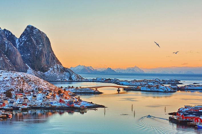 Fischerdorf auf den Lofoten
