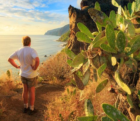 Wanderer auf Madeira