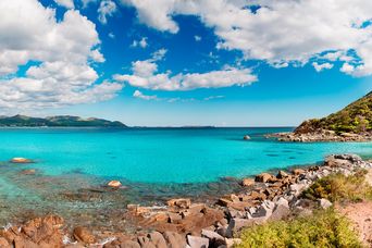Strand auf der Insel Korsika