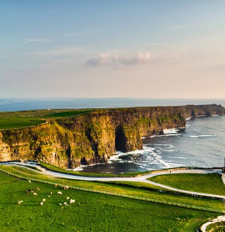 Blick auf die Klippen von Moher