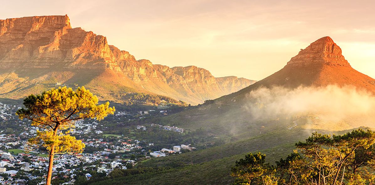 Tafelberg in Kapstadt, Südafrika
