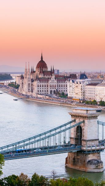 Blick auf die Donau in Budapest