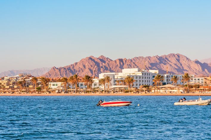 Blick auf Sharm el Sheikh