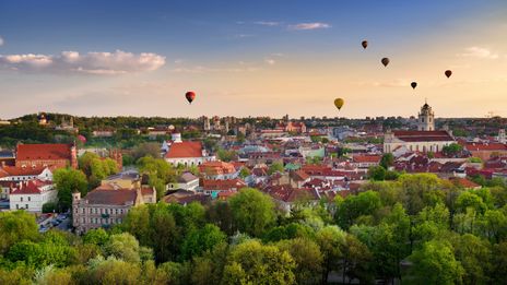 Blick auf Vilnius in Litauen im Baltikum