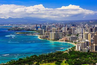 Waikiki Beach auf Hawaii