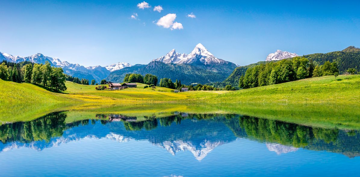 Alpenlandschaft in Bayern