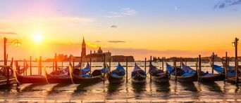 Sonnenuntergang in Venedig